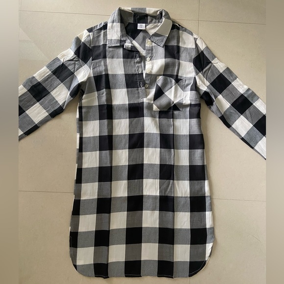 SSS Checked Cotton Shirt Dress - XS - Picture 4 of 8